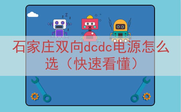 石家庄双向dcdc电源怎么选（快速看懂）
